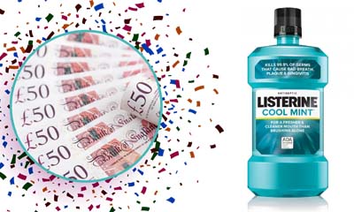 Free Listerine Mouthwash Samples and Cash Prize