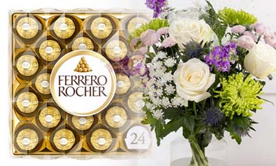 Free Ferrero Rocher and Mother's Day Flowers