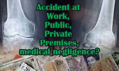 No Win No Fee Injury, Accident or Medical Claims