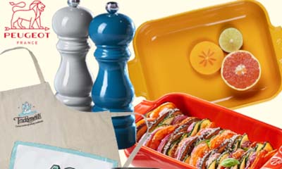Win Peugeot Baking Dishes & Tracklements Goodies