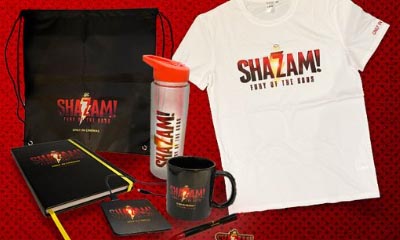 Win Shazam Fury Of The Gods Merchandise Bundle