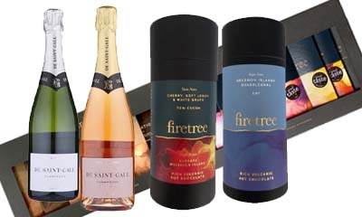 Win a Champagne and Fire Tree Chocolate Bundle