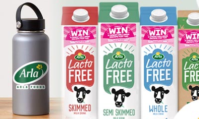 Free Arla Water Bottle, Lunchbox, Pen and more