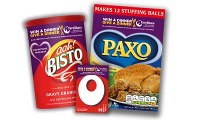 Free Bisto Gravy, Paxo Stuffing and OXO Stock Cubes