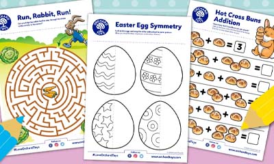 Free Easter Activity Sheets for Kids from Orchard Toys