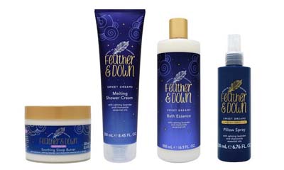 Free Feather & Down Blissful Bath & Body Bundle