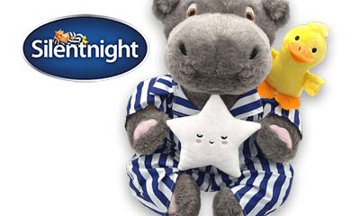 Free Silent Night Hippo Soft Toy (Limited Edition)