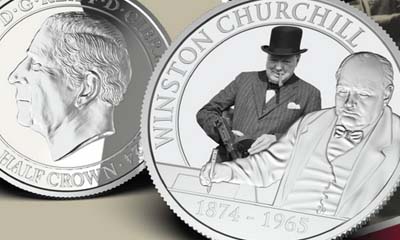 Free Winston Churchill True British Icon Coin