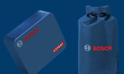 Free Bosch Waterproof Bag and Speaker