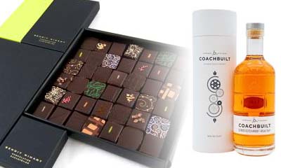Free Belgian Chocolate and Coachbuilt Whisky